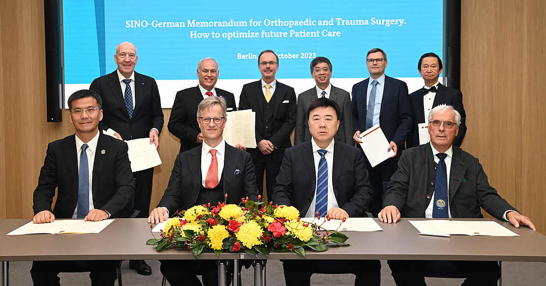 Unterzeichnung Memorandum beim BMG