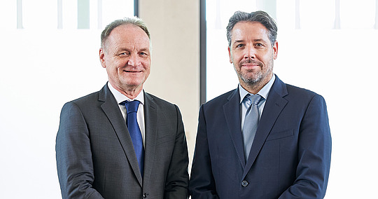 DGOU-Präsidenten 2024 Prof. Seekamp und Professor Scheibel