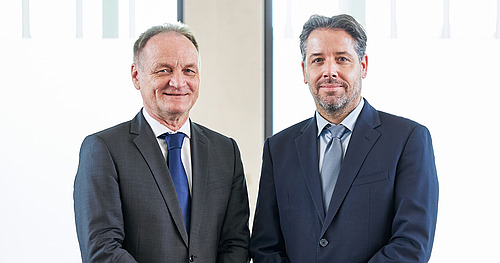 DGOU-Präsidenten 2024 Prof. Seekamp und Professor Scheibel