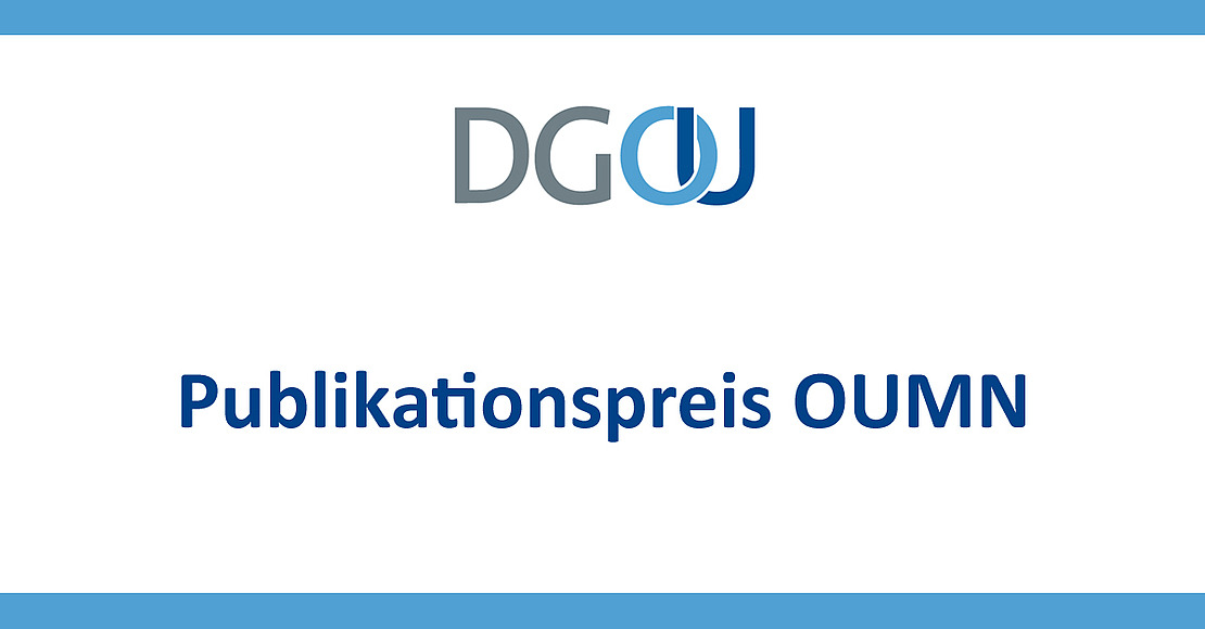 Publikationspreis OUMN