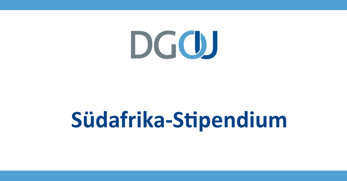 DGOU Südafrika-Stipendium