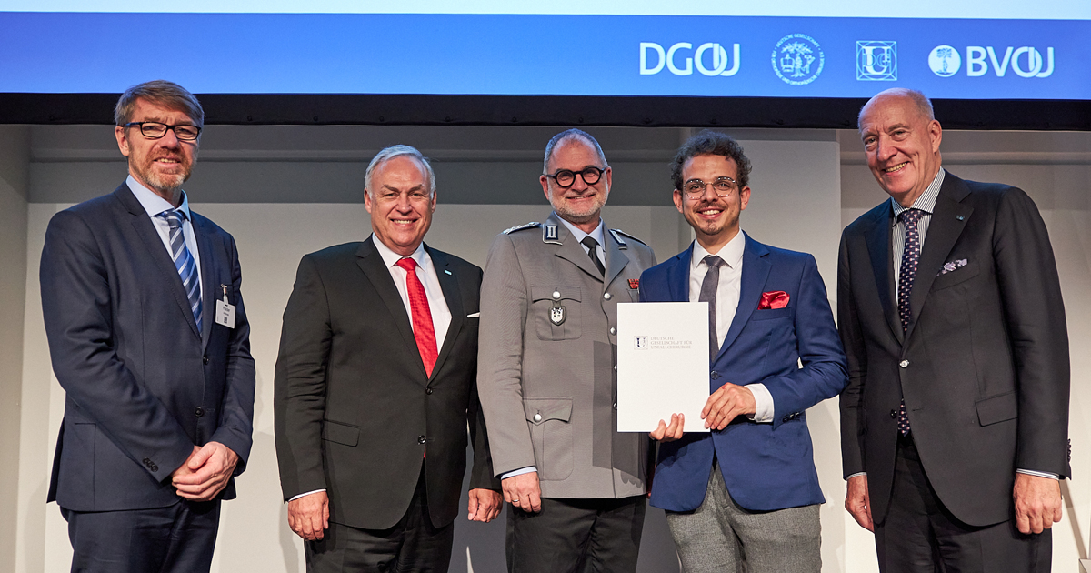Verleihung des Promotionspreises 2022 der DGU 
