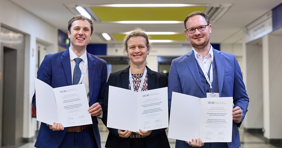 Preisverleihung Lehrkonzepte DKOU 2024